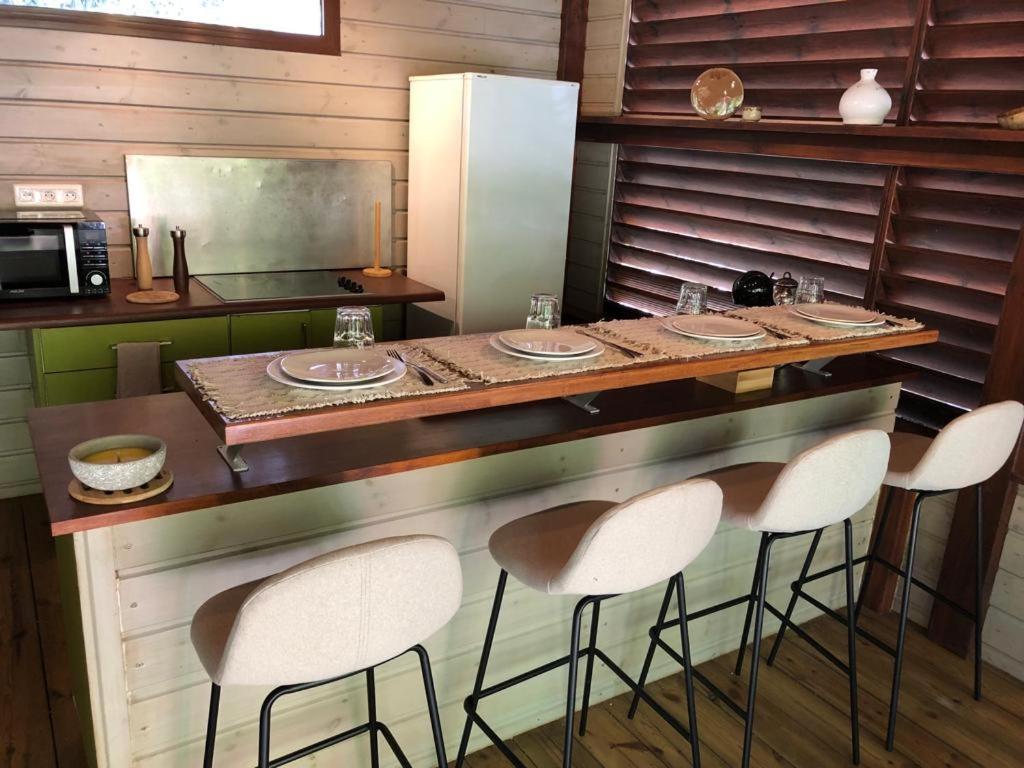 Eden Chalet, Spa Privatif 萨莱比梅 外观 照片